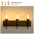 Stylish Wall Light Living Room with Elegant Black and Wood Finish - Matte Black - 12V Hanging Light