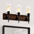 Stylish Wall Light Living Room with Elegant Black and Wood Finish - Matte Black - 12V Hanging Light