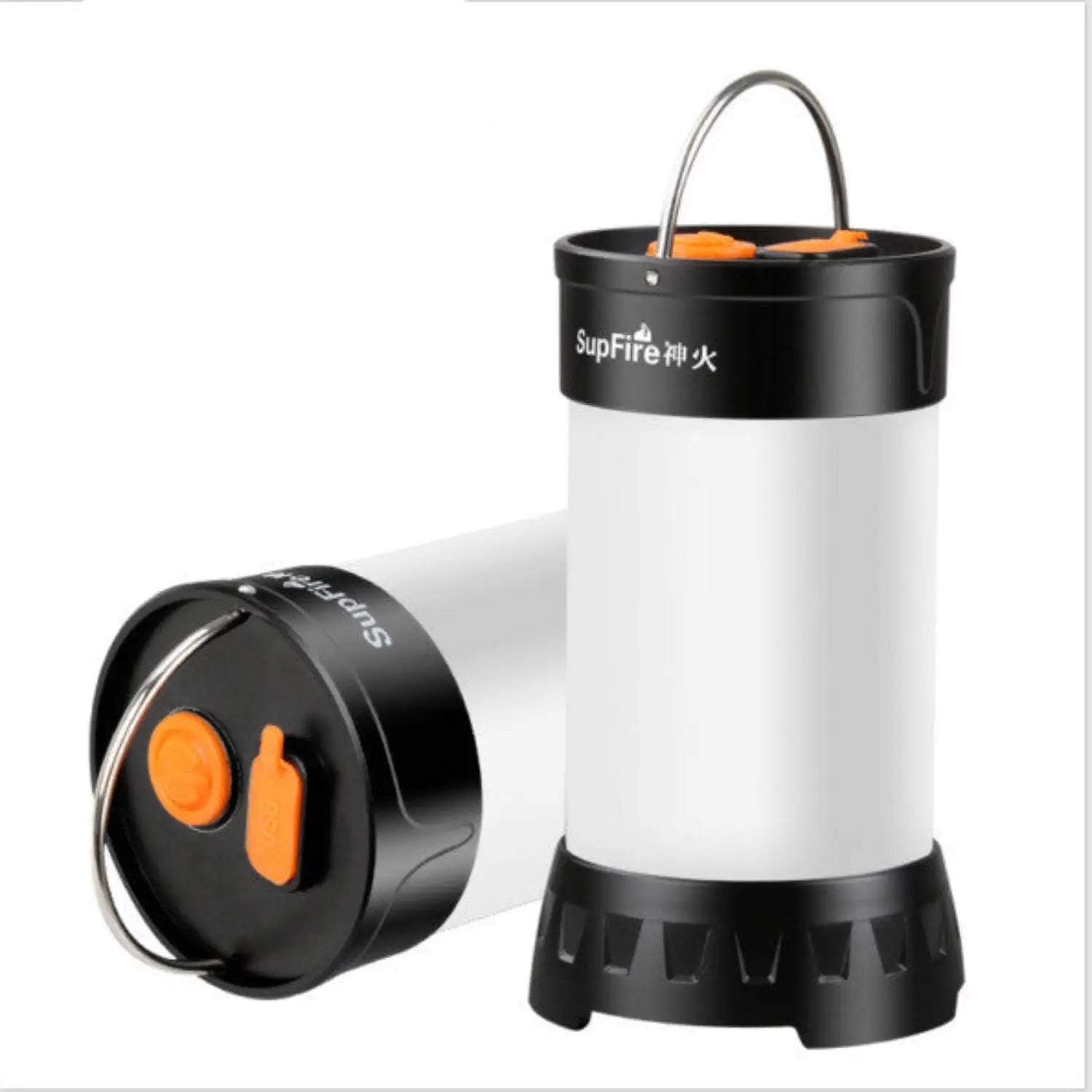 T1 Rechargeable Camping Lights Outdoor – High-Intensity LED Lantern with 18650 Battery - White - Portable lights