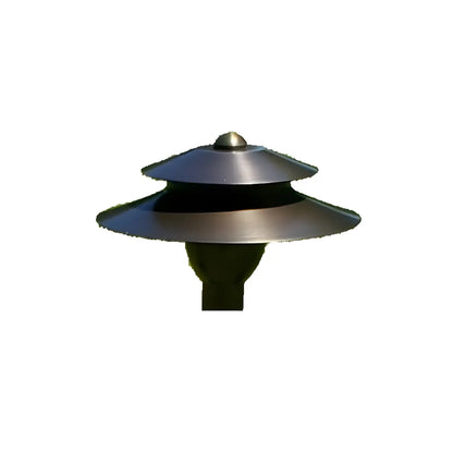 Tiered Mushroom Style Path Light Top - Path Light Fixture