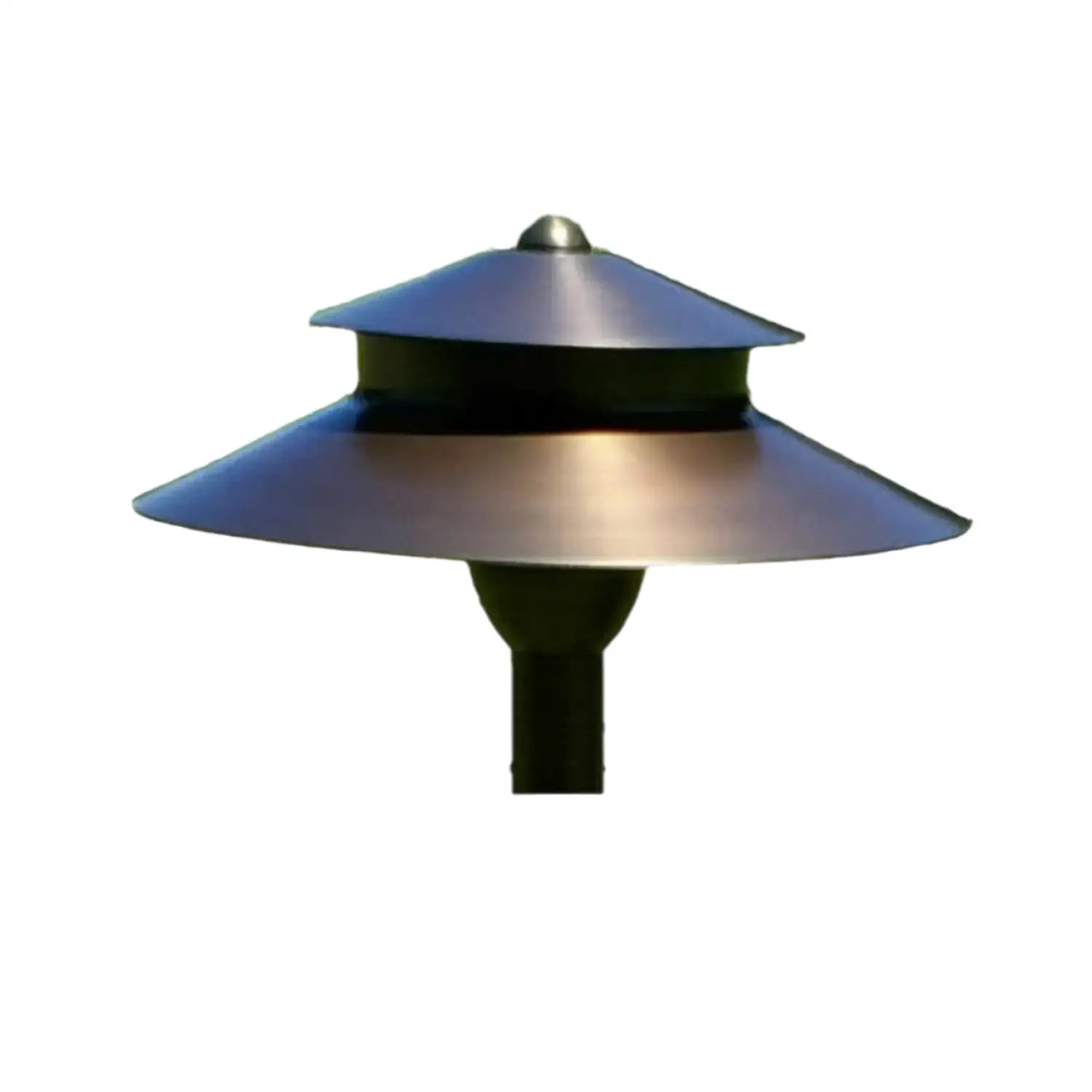 Tiered Mushroom Style Path Light Top - Path Light Fixture