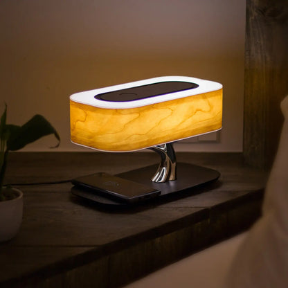 Tree Table Lamp - Bluetooth Speaker & Wireless Charger - US - 12V Hanging Light