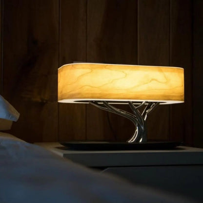 Tree Table Lamp - Bluetooth Speaker & Wireless Charger - US - 12V Hanging Light