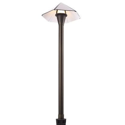 Umbrella G4 Angular Pathway Outdoor Lights with Brass Build - Path Light Fixture