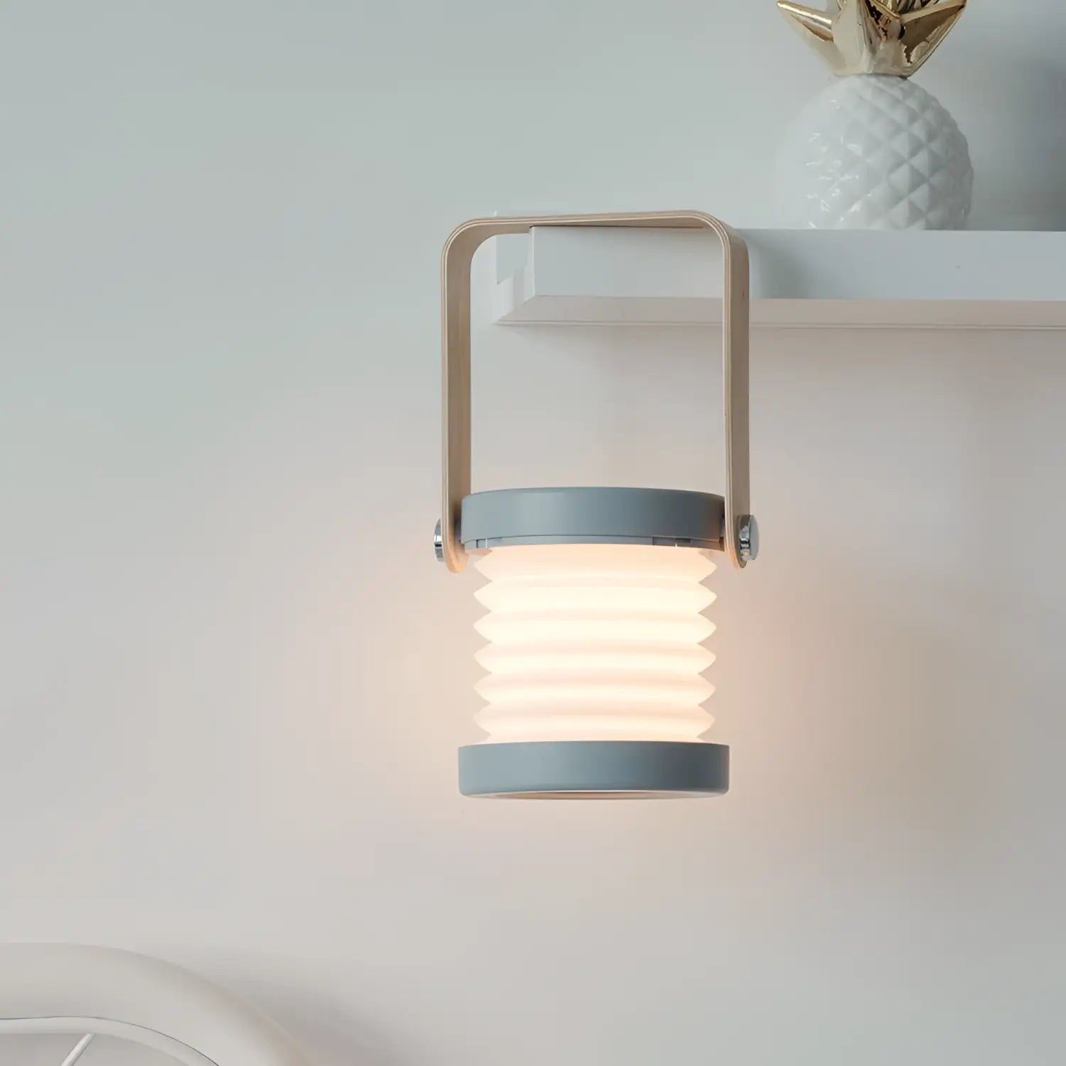 USB Rechargeable & Portable Lamp with Foldable LED Light Feature - Grey / 0.5 Watts - portable lights