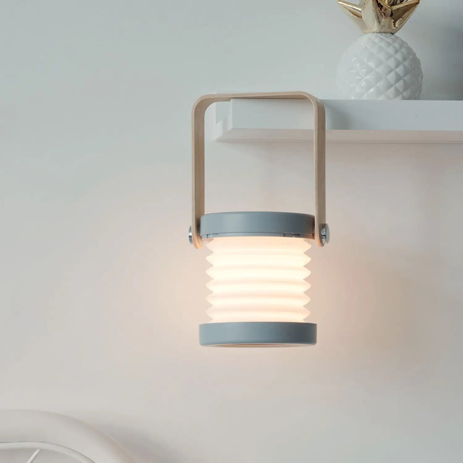 USB Rechargeable & Portable Lamp with Foldable LED Light Feature - Grey / 0.5 Watts - portable lights