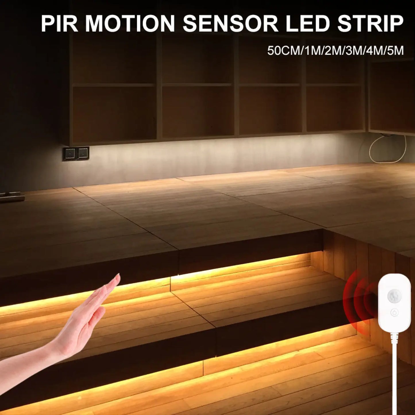 Cabinet light sensor light with soft light with waterproof led light bar 12V Hanging Light