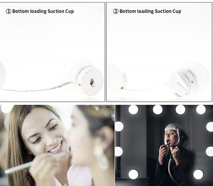 USB Touch Switch LED Mirror Light Bulb 12V Hanging Light