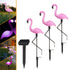 Vibrant Flamingo Solar Lawn Lamps: Waterproof for Outdoor Garden & Path Lights - Pink / 3 PCS - 1 Set - Solar Lights