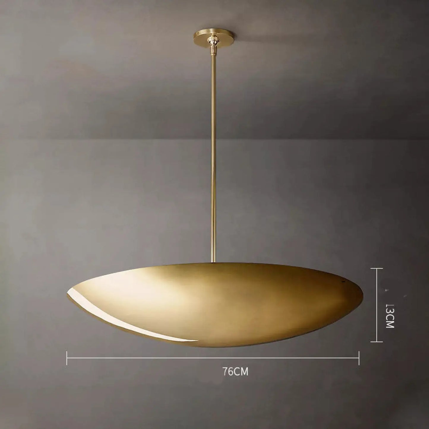 Vintage Hanging Lights for Living Room with Copper Finish - Hanging Light
