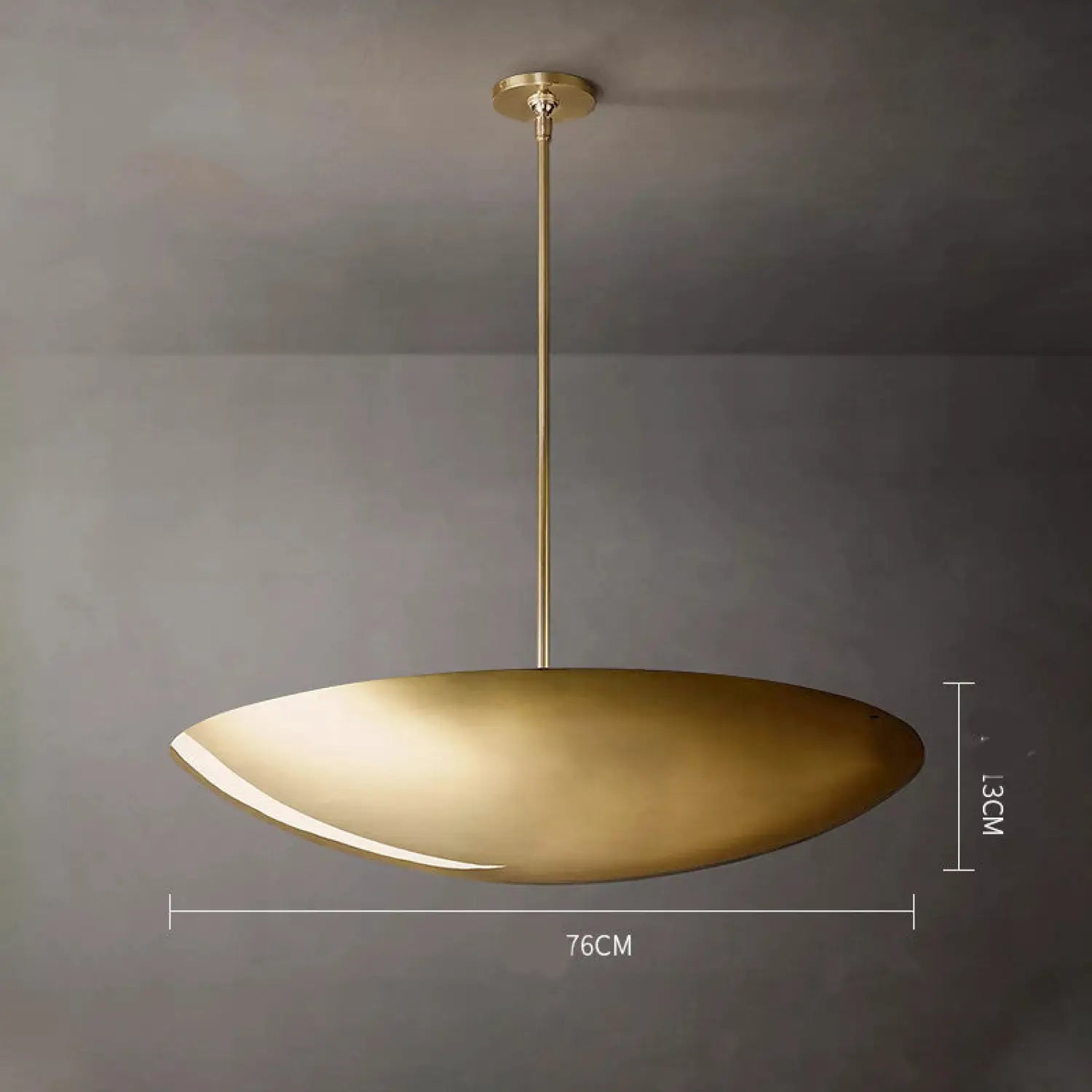 Vintage Hanging Lights for Living Room with Copper Finish - Hanging Light