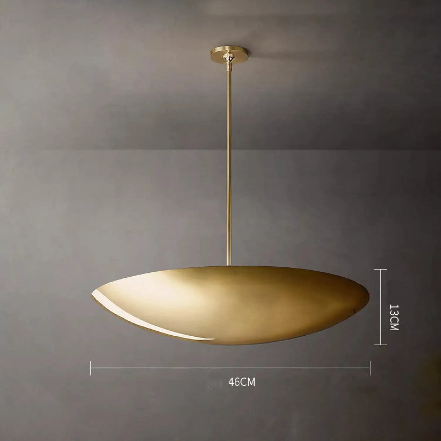 Vintage Hanging Lights for Living Room with Copper Finish - Hanging Light