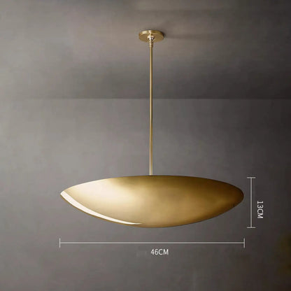 Vintage Hanging Lights for Living Room with Copper Finish - Hanging Light
