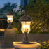 Vintage Outdoor Lights - Waterproof Garden Patio & Walkway Lamp - Brown - Light Fixture