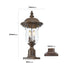 Vintage Outdoor Lights - Waterproof Garden Patio & Walkway Lamp - Brown - Light Fixture