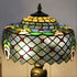 Vintage Tiffany Lamp Shades in Peacock Glasswork - No Bulb - Table Lamp