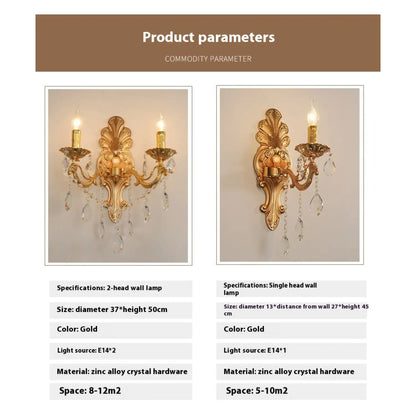 Wall Chandelier with Vintage Design for Elegant and Cozy Ambiance - 12V Hanging Light