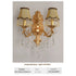 Wall Chandelier with Vintage Design for Elegant and Cozy Ambiance - 12V Hanging Light