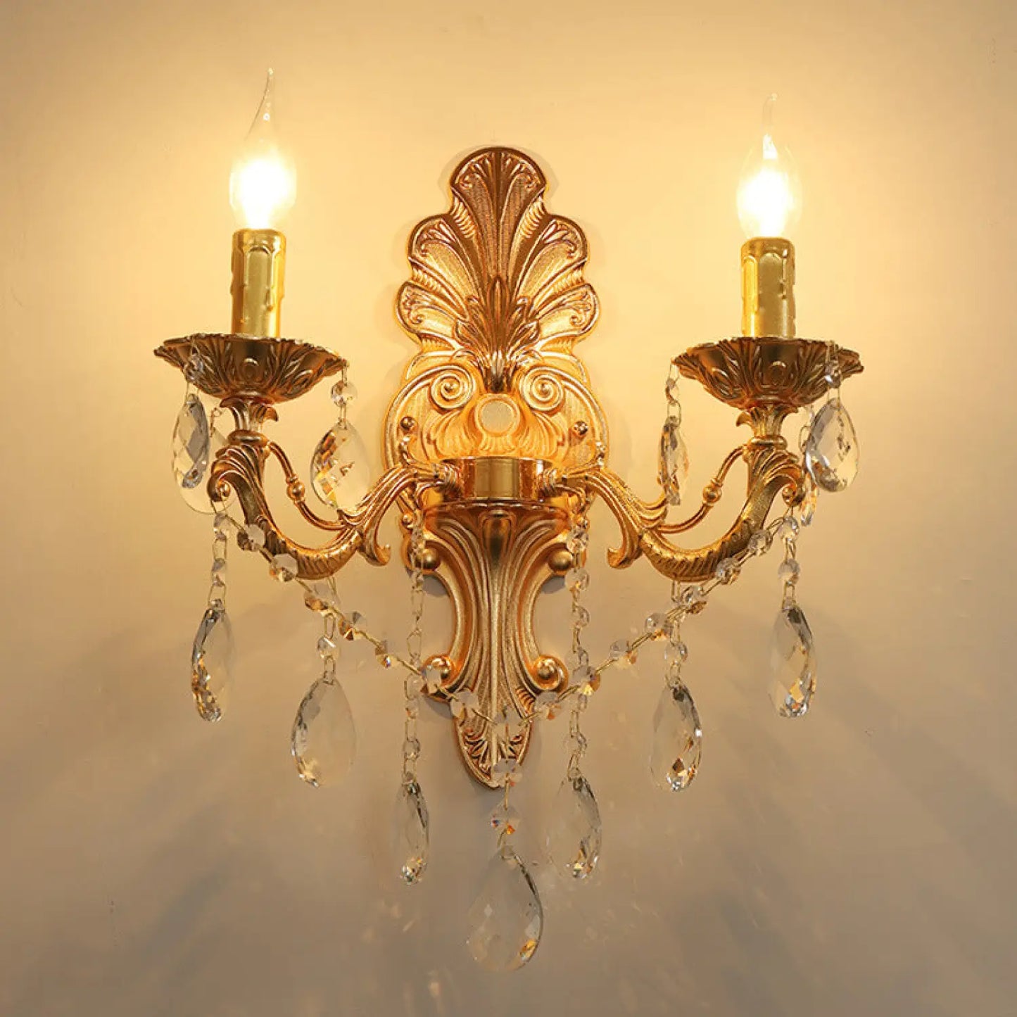 European-style Zinc Alloy Wall Lamp Dining Roomliving Room - Without Cover / Double Head - 12V Hanging Light