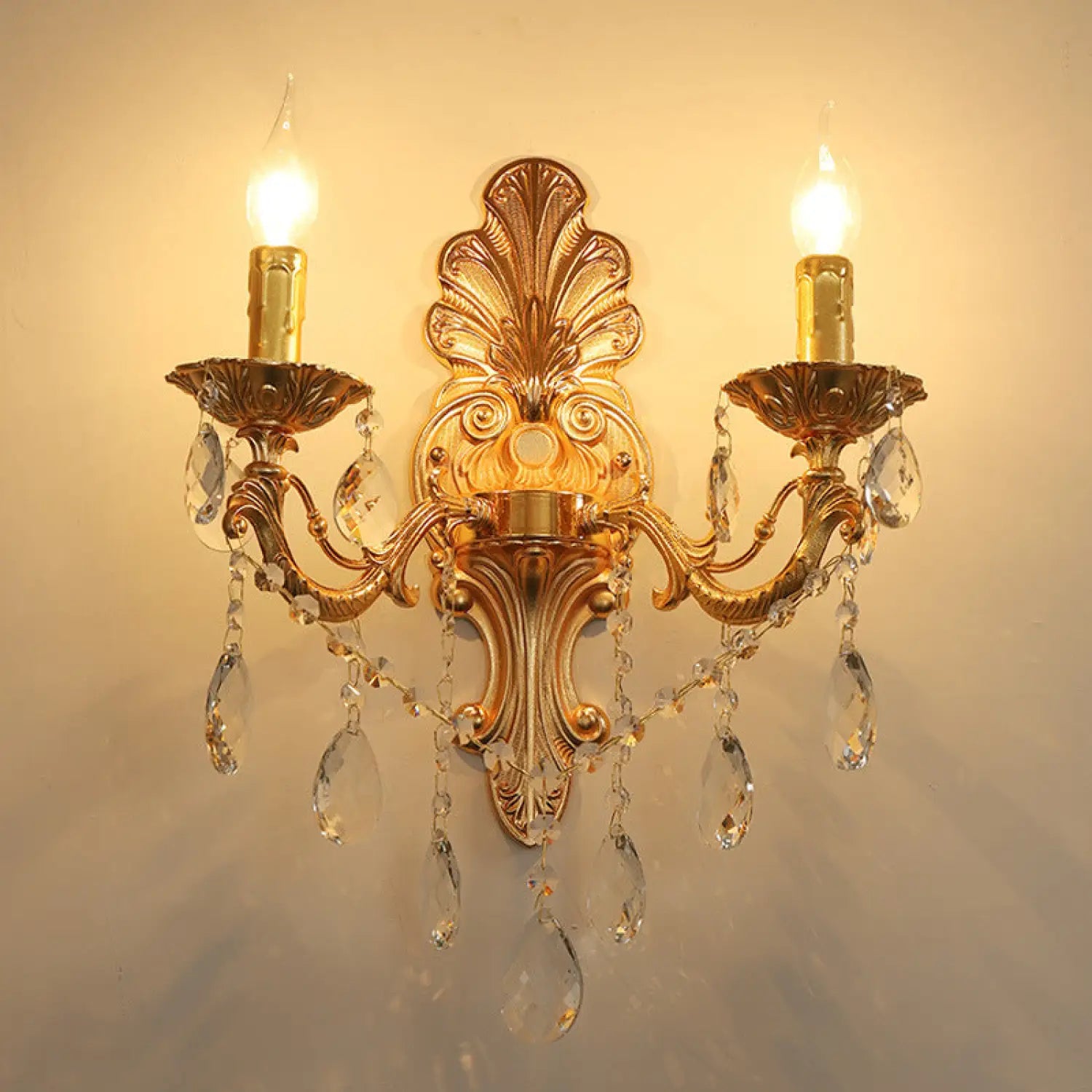 European-style Zinc Alloy Wall Lamp Dining Roomliving Room - Without Cover / Double Head - 12V Hanging Light
