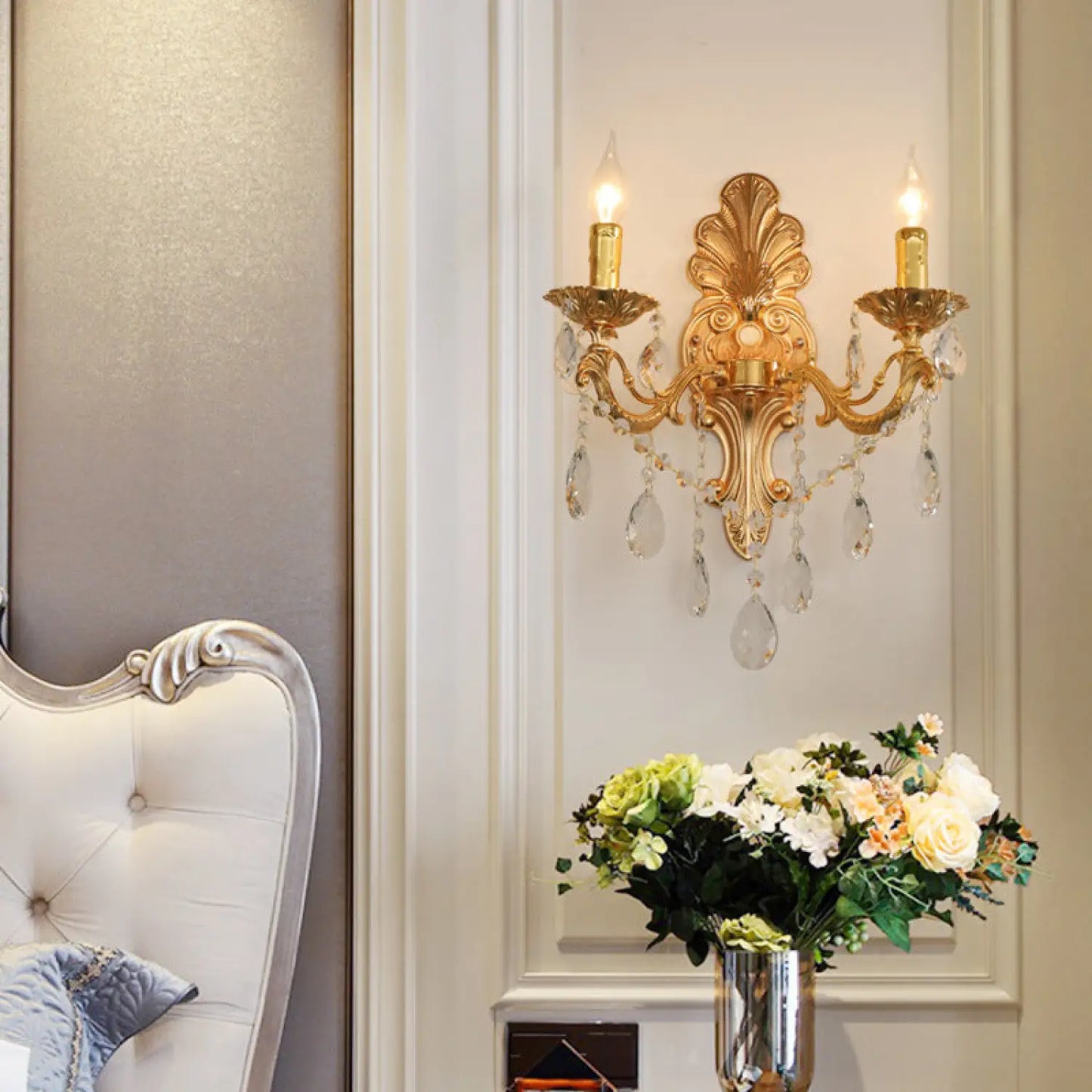 European-style Zinc Alloy Wall Lamp Dining Roomliving Room - 12V Hanging Light