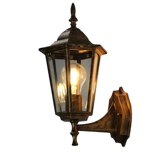 Wall Lamp Decor Featuring a Timeless Hexagonal Design - Wall Mount Fixture