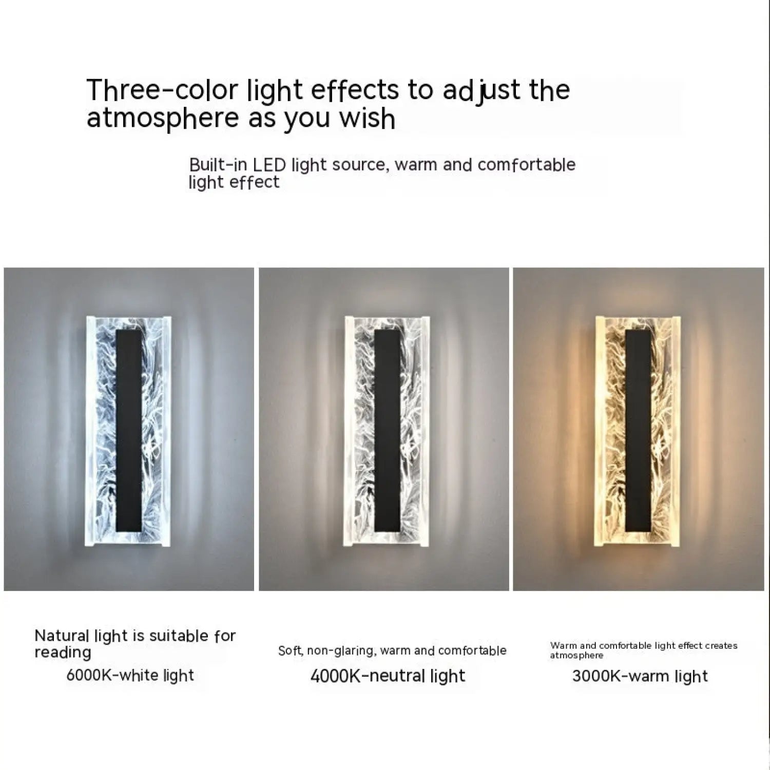 Wall Lamps for Hall – Modern Luxury Lighting for Elegant Interiors - Tricolor Light - Wall Mount Fixture