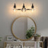 3 Lights Bathroom Vanity Fixture 22 Inch Bathroom Fixture Bathroom Lamp Above Mirror With Clear Glass Cover For Living