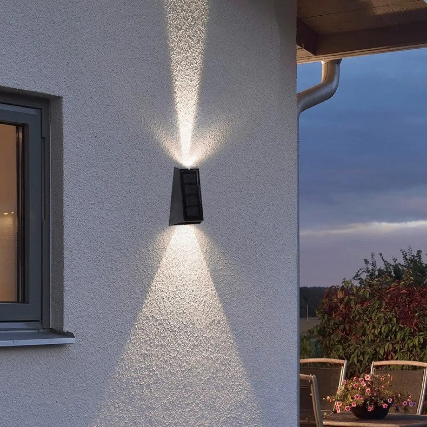 Wall-Mounted Solar Light for Outside Garden & Courtyard with Waterproof - Solar Light