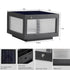 Waterproof Dimmable Solar LED Lights for Outside - Black - Solar Light