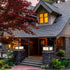 Waterproof Dimmable Solar LED Lights for Outside - Black - Solar Light