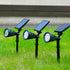Solar Lawn Light LED Outdoor Waterproof Wall Light RGB Garden Light - 12V Hanging Light