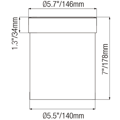 Well Light Landscape with Flat PAR36 and 72’’ Lead Wire - Well Light