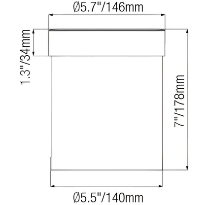 Well Light Landscape with Flat PAR36 and 72’’ Lead Wire - Well Light