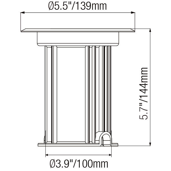 Well Lights with Flat MR16 and Durable PVC-Brass Housing - Well Light