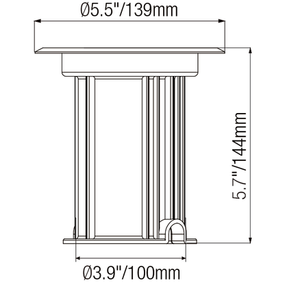 Well Lights with Flat MR16 and Durable PVC-Brass Housing - Well Light