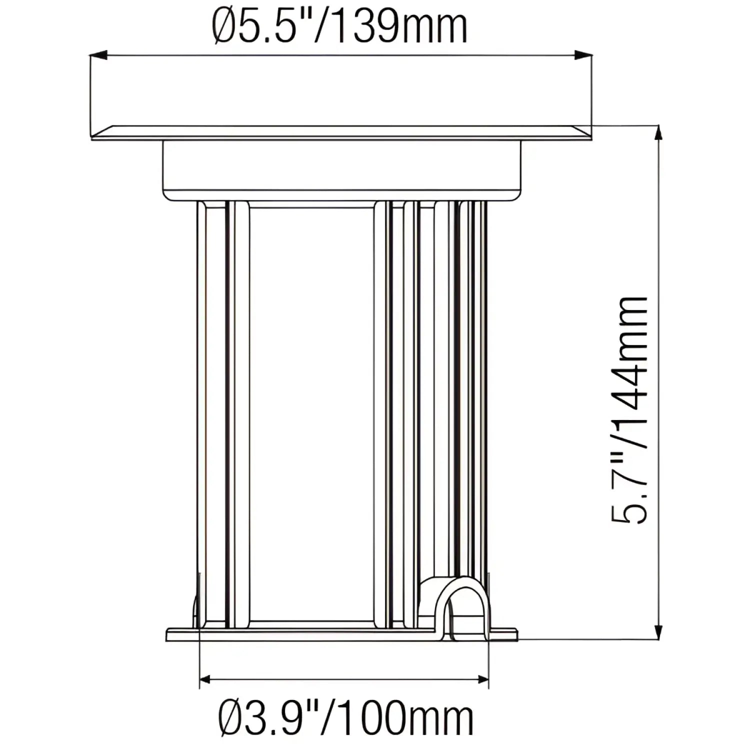 Well Lights with Flat MR16 and Durable PVC-Brass Housing - Well Light