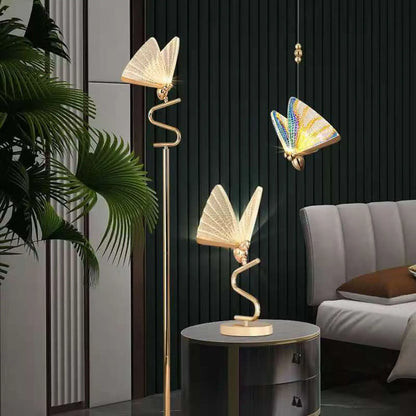 Whimsical LED Butterfly Lamp: Artistic Lighting for Modern Interiors - Table Lamp