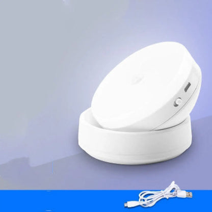 Wireless Motion Sensor Light for Hallway Cabinet & Home - Rotation induction/white light/USB / 1PCS - 12V Hanging Light