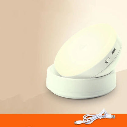 Wireless Motion Sensor Light for Hallway Cabinet & Home - Rotation induction/warm light/USB / 1PCS - 12V Hanging Light