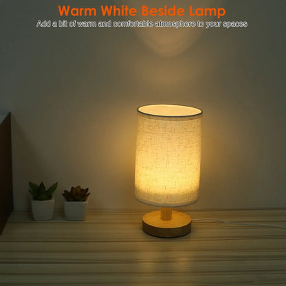 Warm White Bedside Lamp USB Plug Modern Bedroom Lamp Warm White 12V Hanging Light