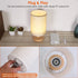 Warm White Bedside Lamp USB Plug Modern Bedroom Lamp Warm White 12V Hanging Light
