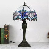 Baroque Style Tiffany Glass Tabletop Lamp