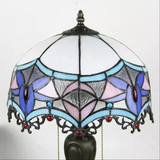 Baroque Style Tiffany Glass Tabletop Lamp