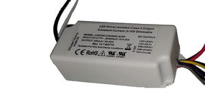 110-277 Volts AC - 30V to 42V DC | 14.7W Constant Current LED Driver with Dimming