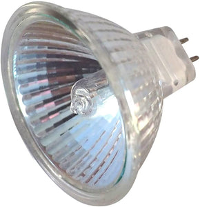 MR16 Reflector Type 12 Volt Halogen Light Bulb With Cover Glass | 10 Pack | Medium Flood