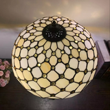 Jewel Tiffany Glass Tabletop Lamp