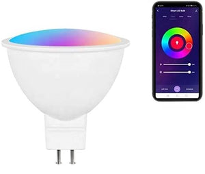 MR16 5W MR16 LED Smart Bulb Works Control with WiFi, Tuya, Smart Home, Alexa and Google Assistant