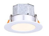 4" 9W LED Recessed Baffle Light With Self-Junction Box